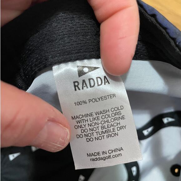 Radda Golf Green Blue Tartan‎ Plaid Adjustable Lightweight Baseball Cap Hat - Picture 5 of 6